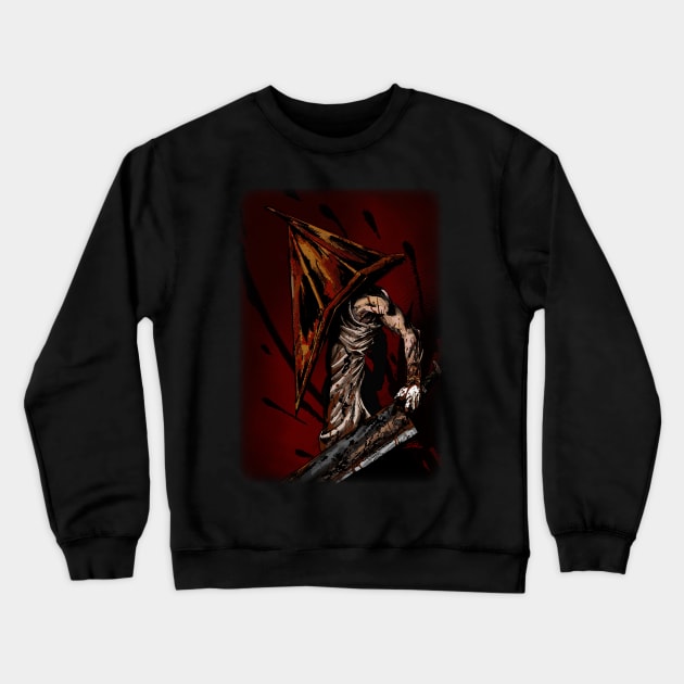 Pyramidhead Crewneck Sweatshirt by DanielBDemented